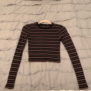Striped long sleeve brandy melville
